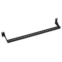 VALUE 19" Barre de gestion des câbles (horizontale), profondeur réglable, 1U, noir
