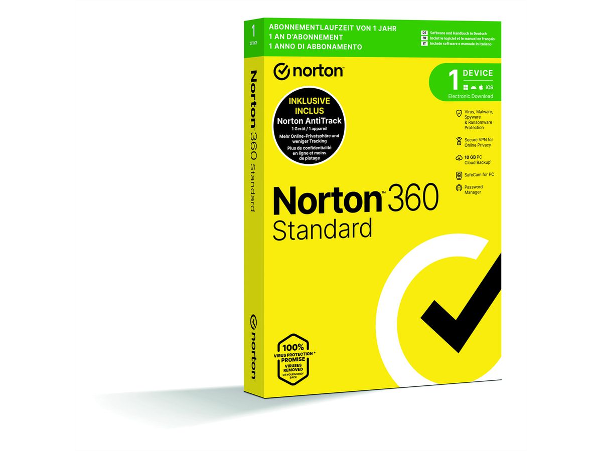 Norton 360 Gold 3 Device, 25GB 15 mois