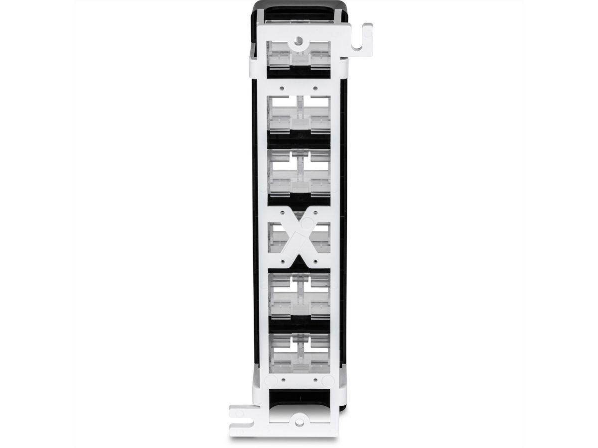 TRENDnet TC-KP12V Panneau de brassage Keystone vierge à 12 ports, montage mural coudé