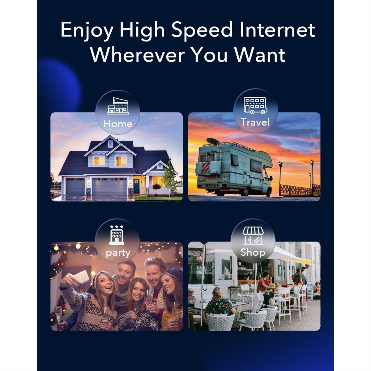CUDY P5_EU AX3000 Routeur WiFi 6 5G Mesh, Gigabit