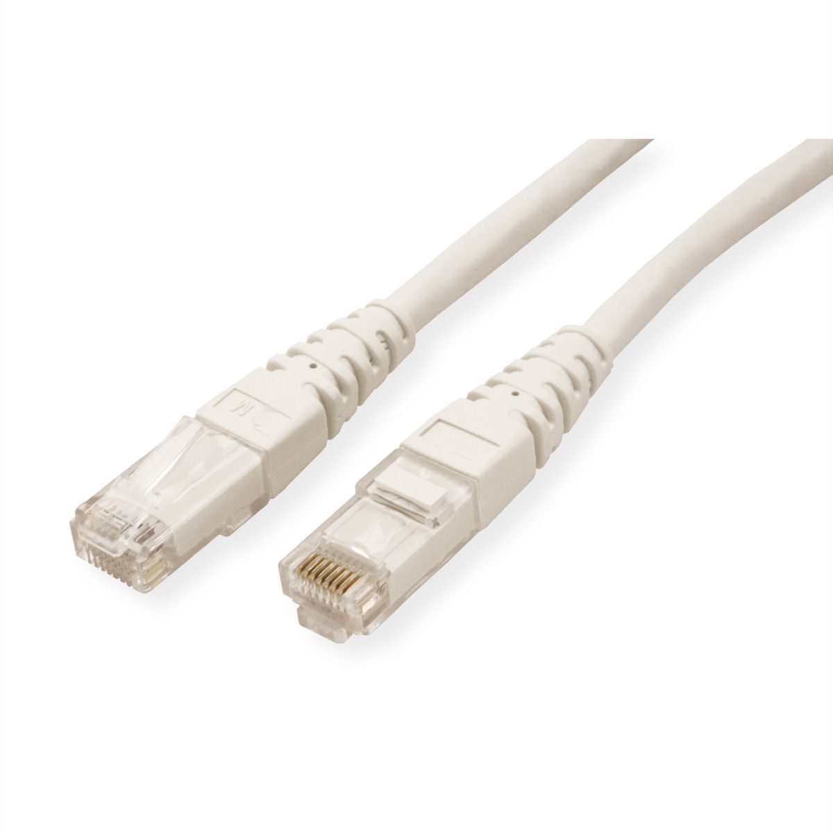 Cordon ROLINE Cat.6 (Classe E) UTP, blanc, 0,3 m