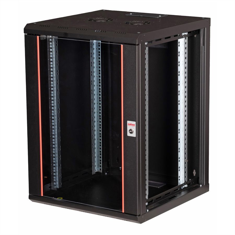 ROLINE 19-Zoll Wandgehäuse Pro 16 HE, 600x600 BxT schwarz