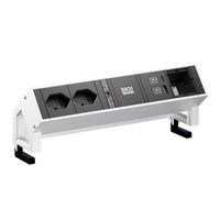 BACHMANN DESK2 2xCH 1xUSB A/C 22W 1xCM, SUISSE