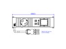 BACHMANN POWER FRAME S 1xCEE7/3 1xCM, ALLEMAND
