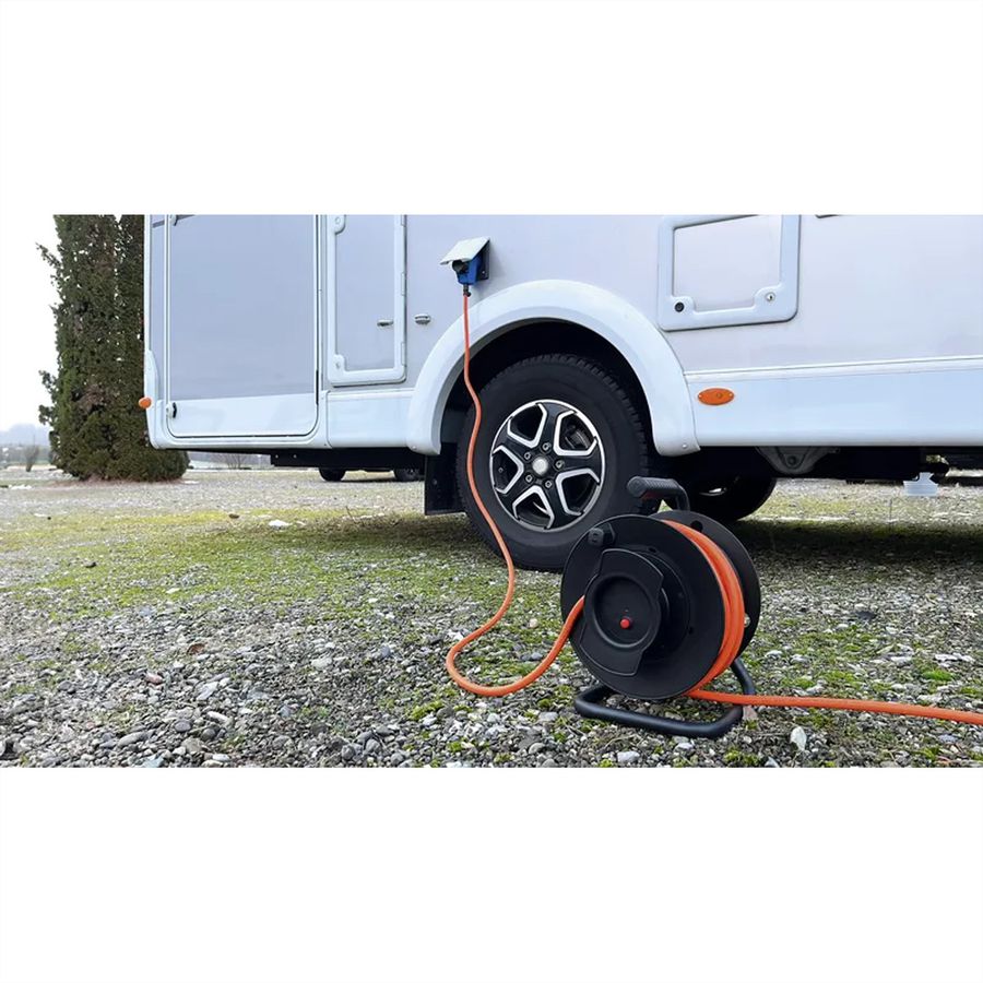 Steffen matière plastique Enrouleur de câble 15 m, GdV 3G2.5mm²