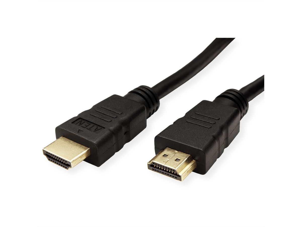 ATEN 2L-7DA3H Câble HDMI High Speed avec Ethernet, noir, 0,3 m