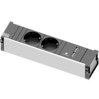 BACHMANN CONI 2x Schutzkontakt 1x USB Charger