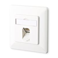 METZ CONNECT E-DAT C6 1 port UP blanc pur