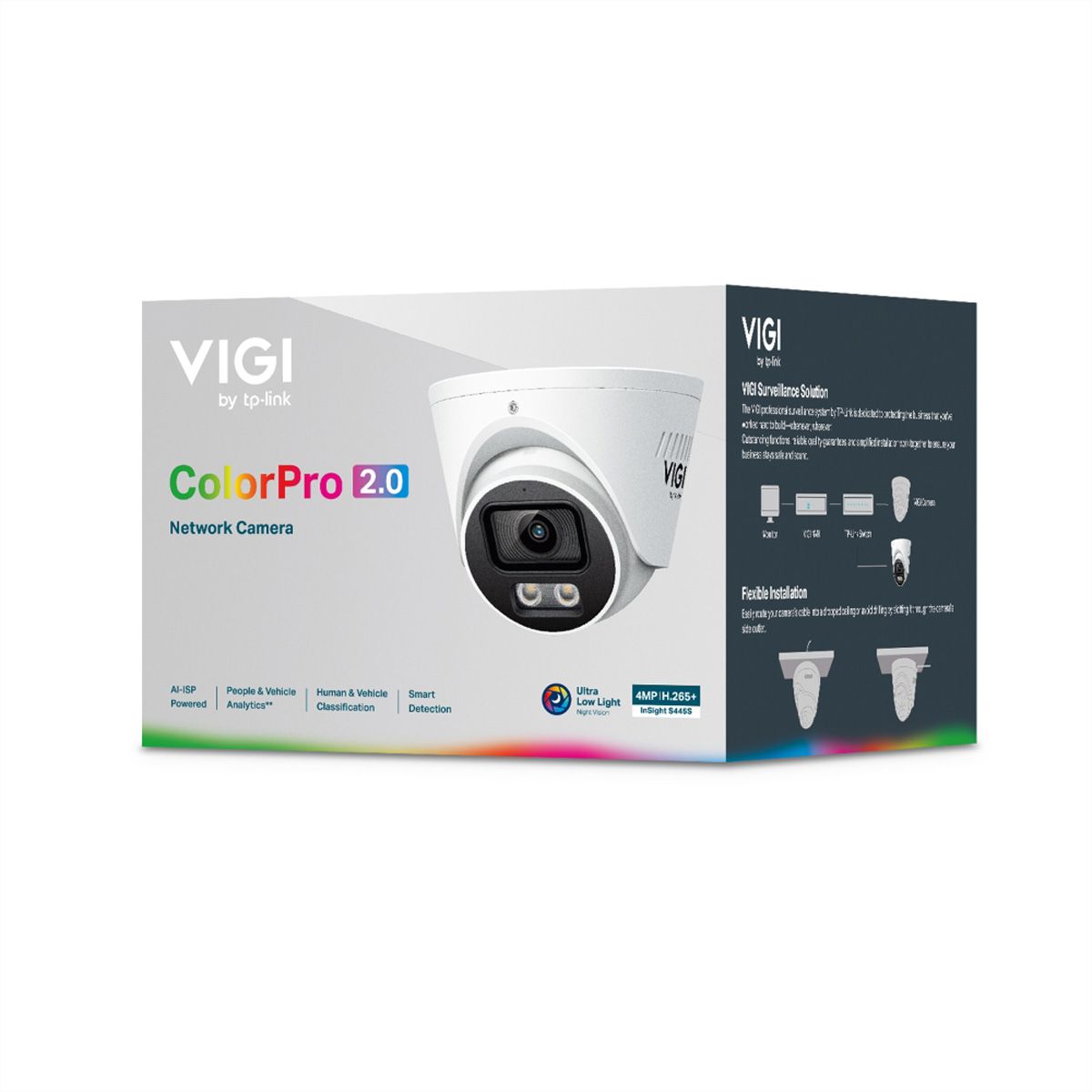 TP-Link VIGI S445S(2.8mm) Turret-Kamera 4 MP, 112.5°, IR-LED 30m