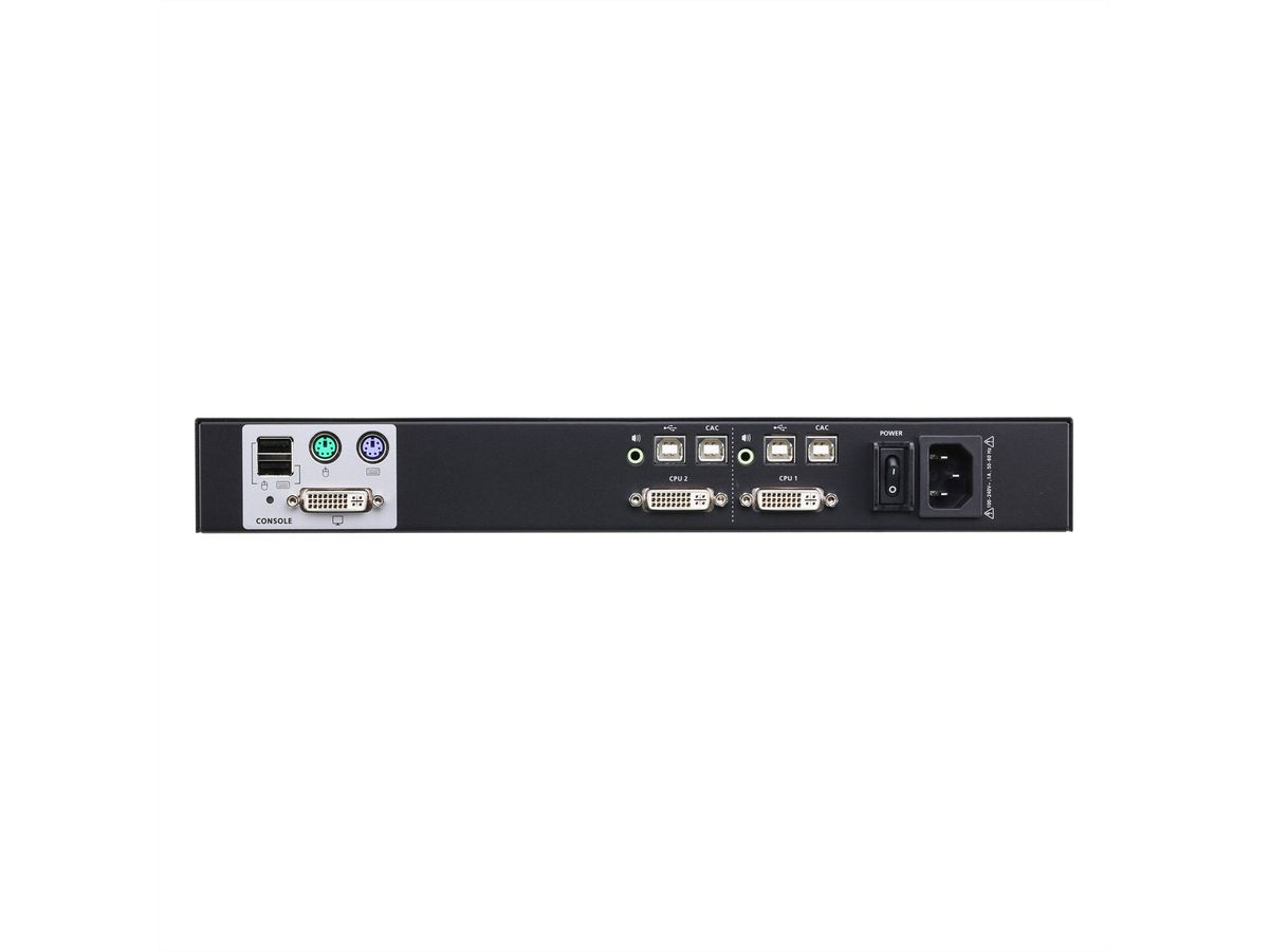 ATEN CS1182D Commutateur KVM sécurisé DVI USB à 2 ports