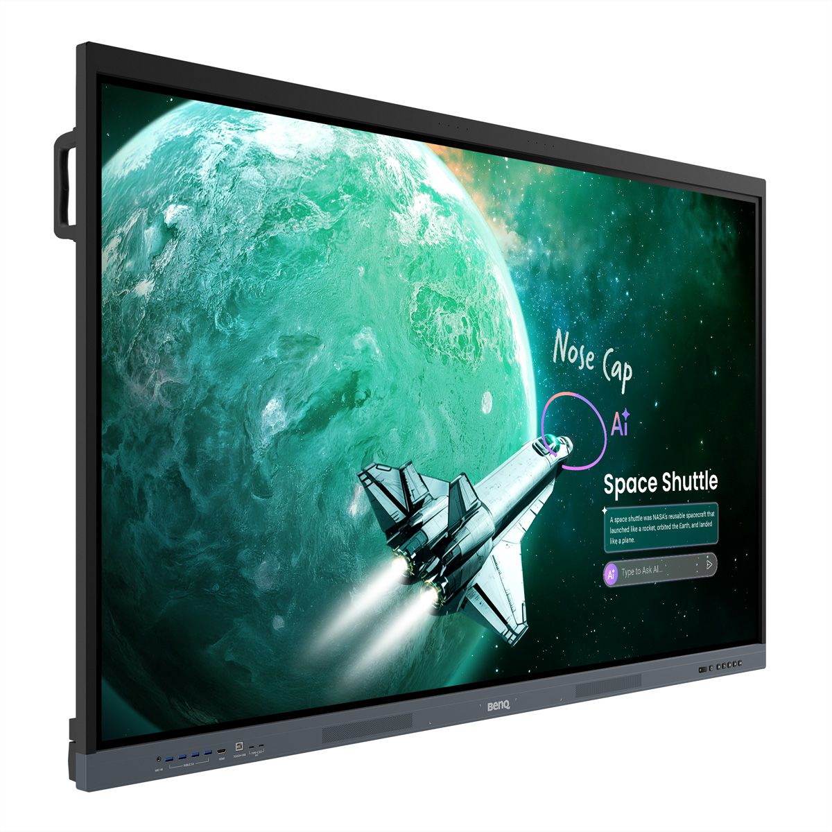 BenQ Écran interactif RE6505 65", 4K UHD, 500 nits, tactile 50 points