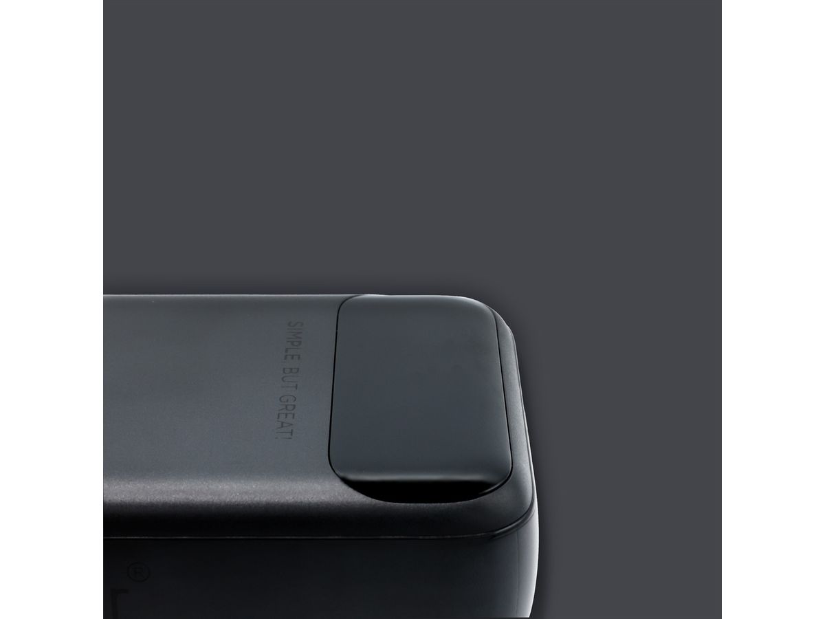 Rabbiter Power MaxCharge 20000 Pro, PowerBank, schwarz 20000 mAh