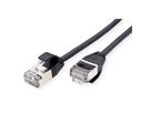 ROLINE Cordon DataCenter U/FTP Cat.6A (Classe EA), LSOH, slim, noir, 2 m