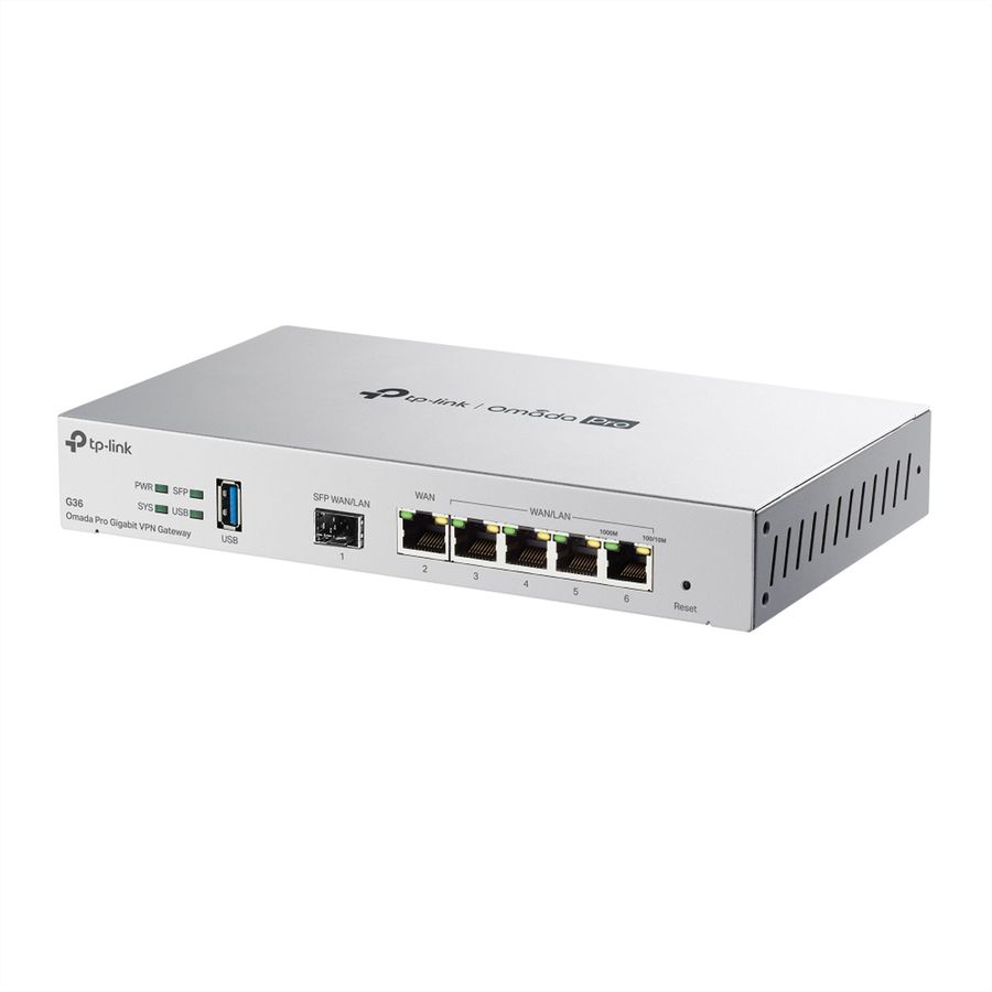 TP-Link Campus VPN Gateway G36, 5WAN SFP Gigabit Secure VPN Gateway