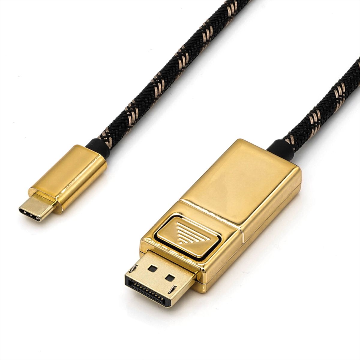 ROLINE GOLD Câble adaptateur USB-C - DisplayPort, v1.2, M/M, 2 m