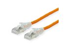 Cordon DÄTWYLER Cat.6A (Classe EA) S/FTP, CU 7702 flex LSOH, AMP v2, orange, 0,5 m