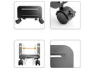 VALUE PC-Ständer, rollbar, bis 10 kg, schwarz