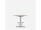 WRK21 Bureau Work 180 x 80 cm, Hauteur réglable, Mandal érable / Gris