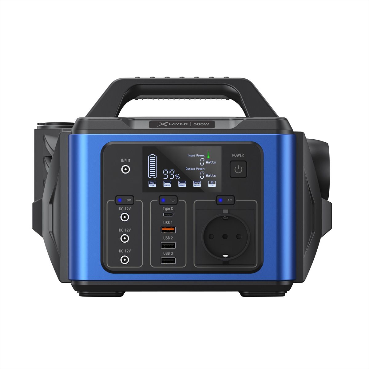 Xlayer Mobile Powerstation, 300W, 80.000 mAh, 296 Wh