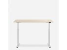 WRK21 Schreibtisch Smart 180 x 80 cm, Höhenverstellbar, Mandal Ahorn / Weiss