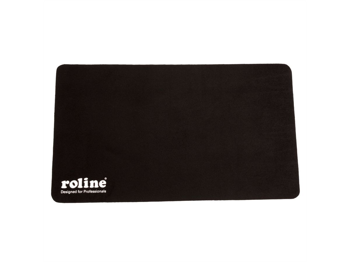 ROLINE Tapis de souris, 3in1 Notebook Combo Mousepad, noir