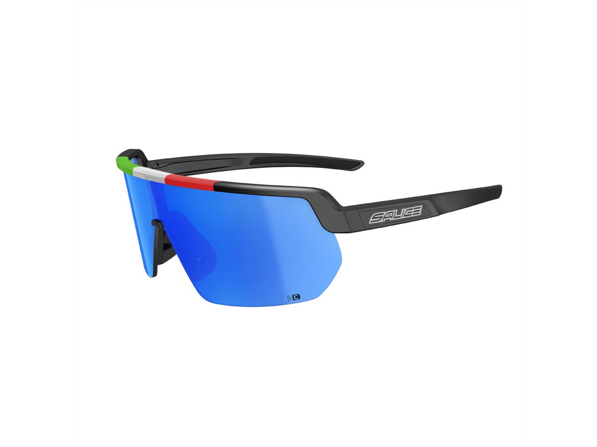 Salice Occhiali Sportbrille 023ITA, Black ITA / RW Blue