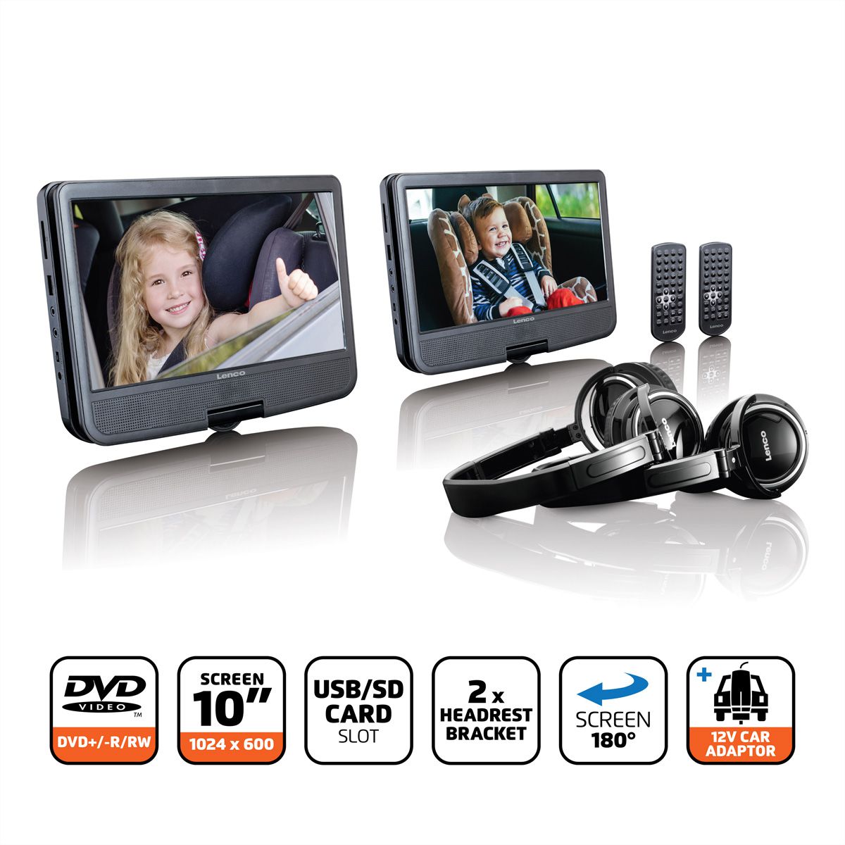 Lenco DVP-1046 Portabler DVD-Player