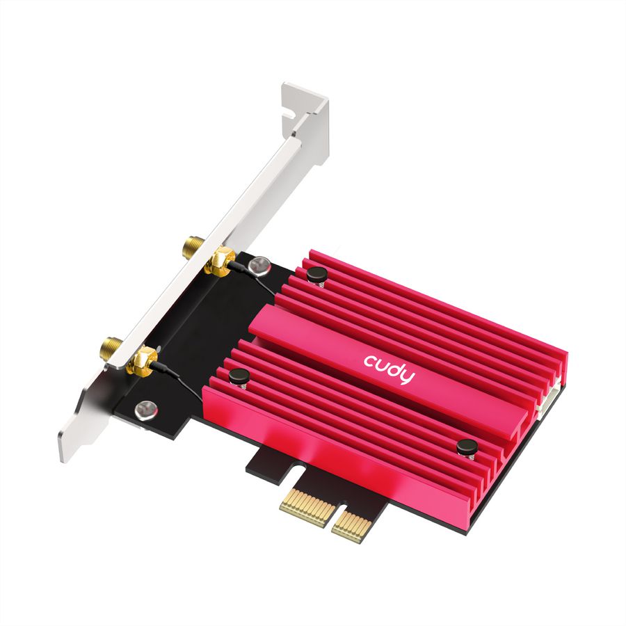 CUDY WE9300S Adaptateur PCI Express BE9300 Wi-Fi 7