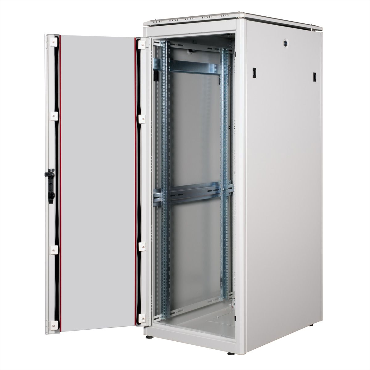 ROLINE 19-Zoll Netzwerkschrank Pro 32 HE, 600x800 BxT Glastür grau