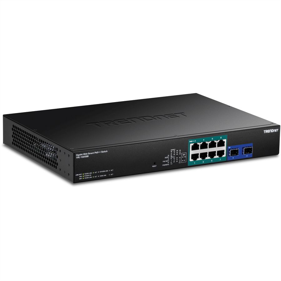 TRENDnet  TPE-1020SB Switch PoE++ web smart Gigabit à 10 ports