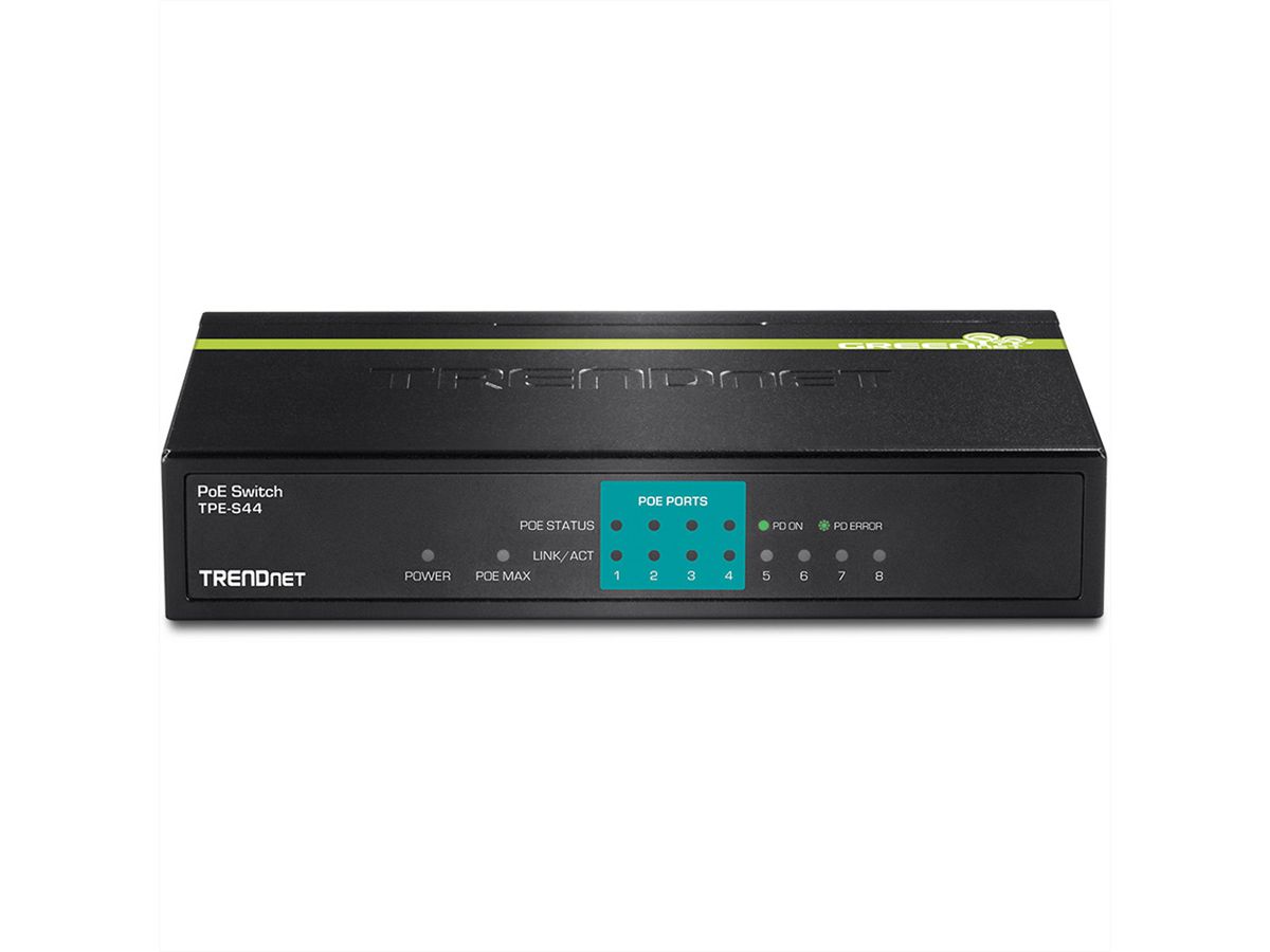 TRENDnet TPE-S44 PoE Switch 8 Port