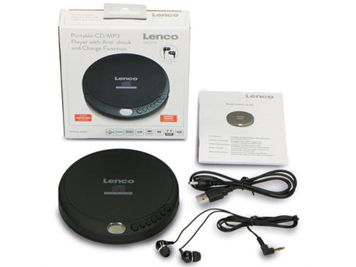 Lenco portabler CD/MP3 Player CD-200