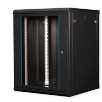 VALUE 19-Zoll Wandgehäuse 15HE, 600x600mm schwarz, Bausatz