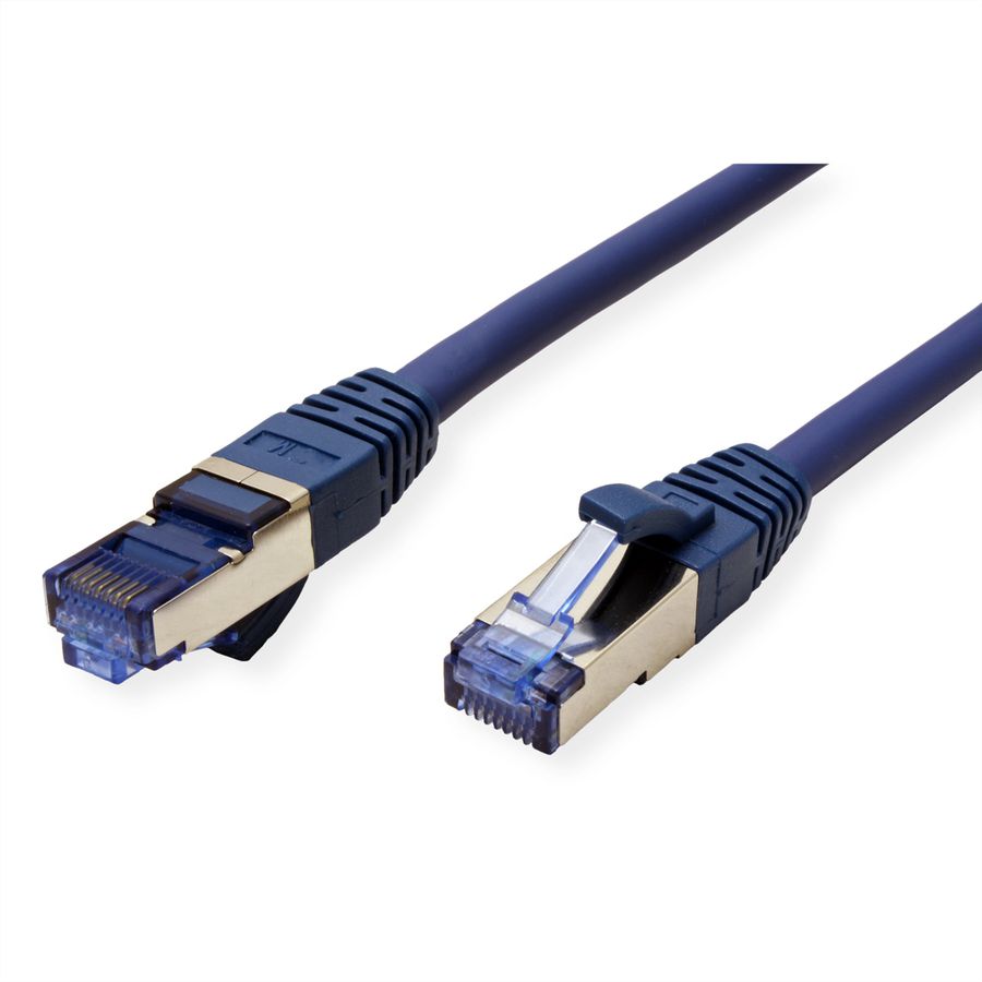 VALUE Patchkabel Cat.6A (Class EA) S/FTP (PiMF), LSOH, blau, 1,5 m