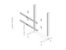 Hagor mobiles Standsystem CPS Floorstand Single 86-110"