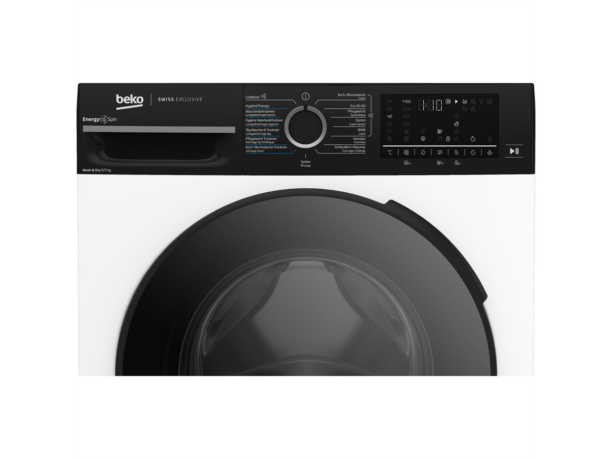 **Retoure**Beko Lave-linge séchant WT310,W8kg/T5kg, blanc