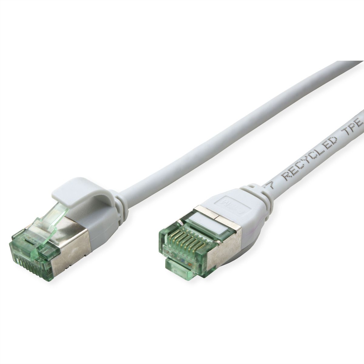 ROLINE RM Cordon DataCenter U/FTP Cat.6A (Classe EA), slim, gris, 3 m
