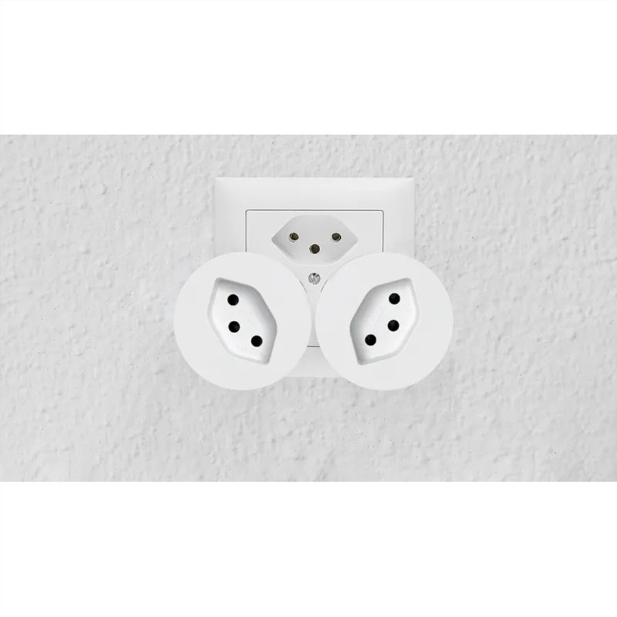 Steffen Funk-Zwischenstecker, weiss 3x (max.2500W), inkl. Fernb.