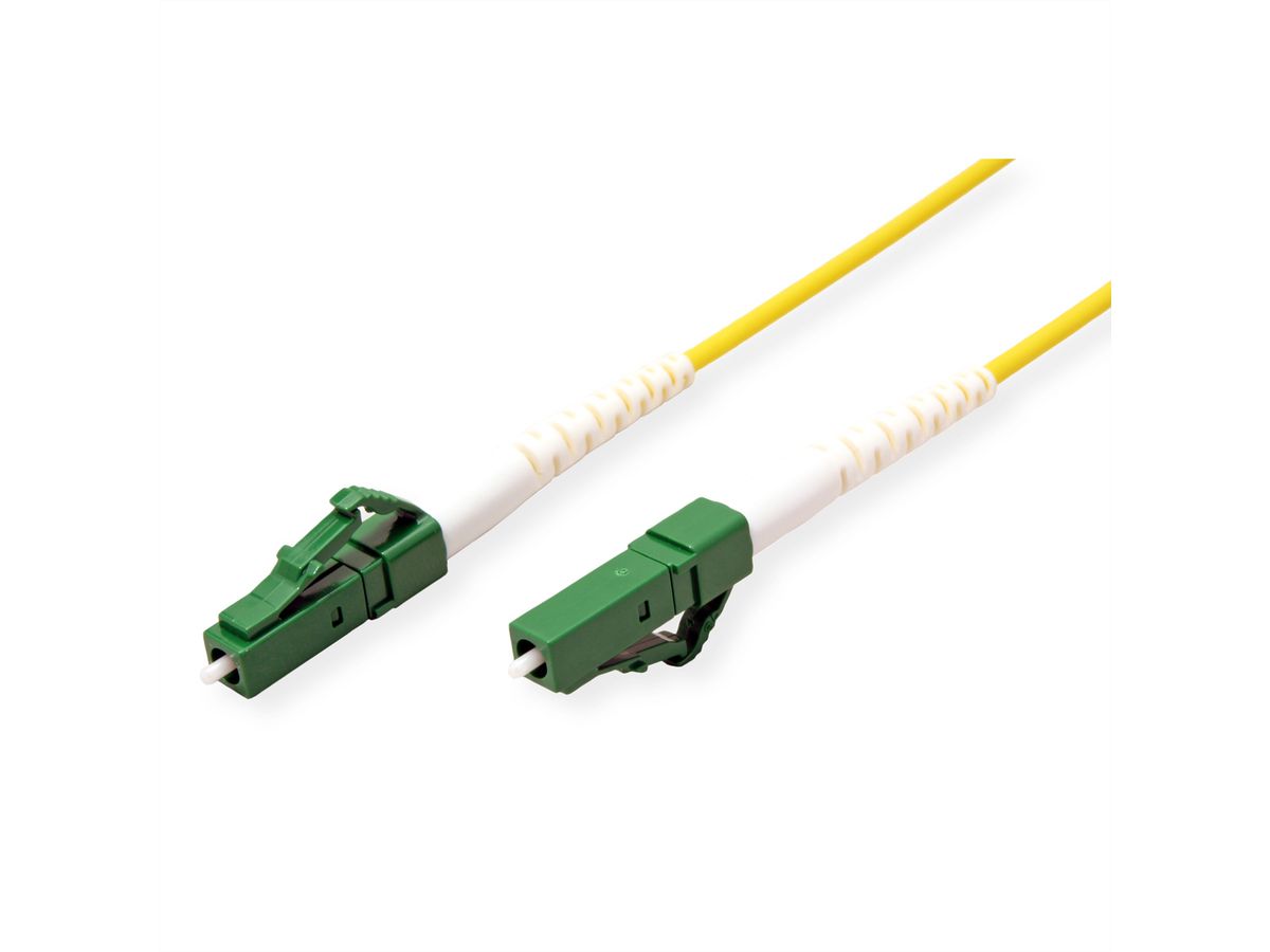 ROLINE Cordon FO 9/125µm OS2, LC-APC/LC-APC, LSOH, simplex, jaune, 5 m