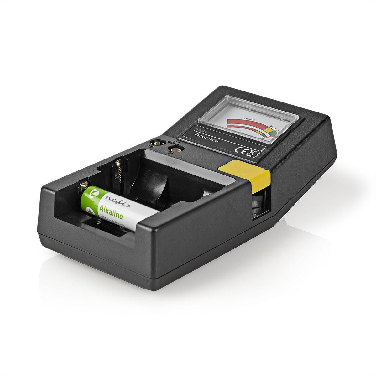 Nedis Batterie-Tester, 9V - AA - AAA - Button Cell - C - D