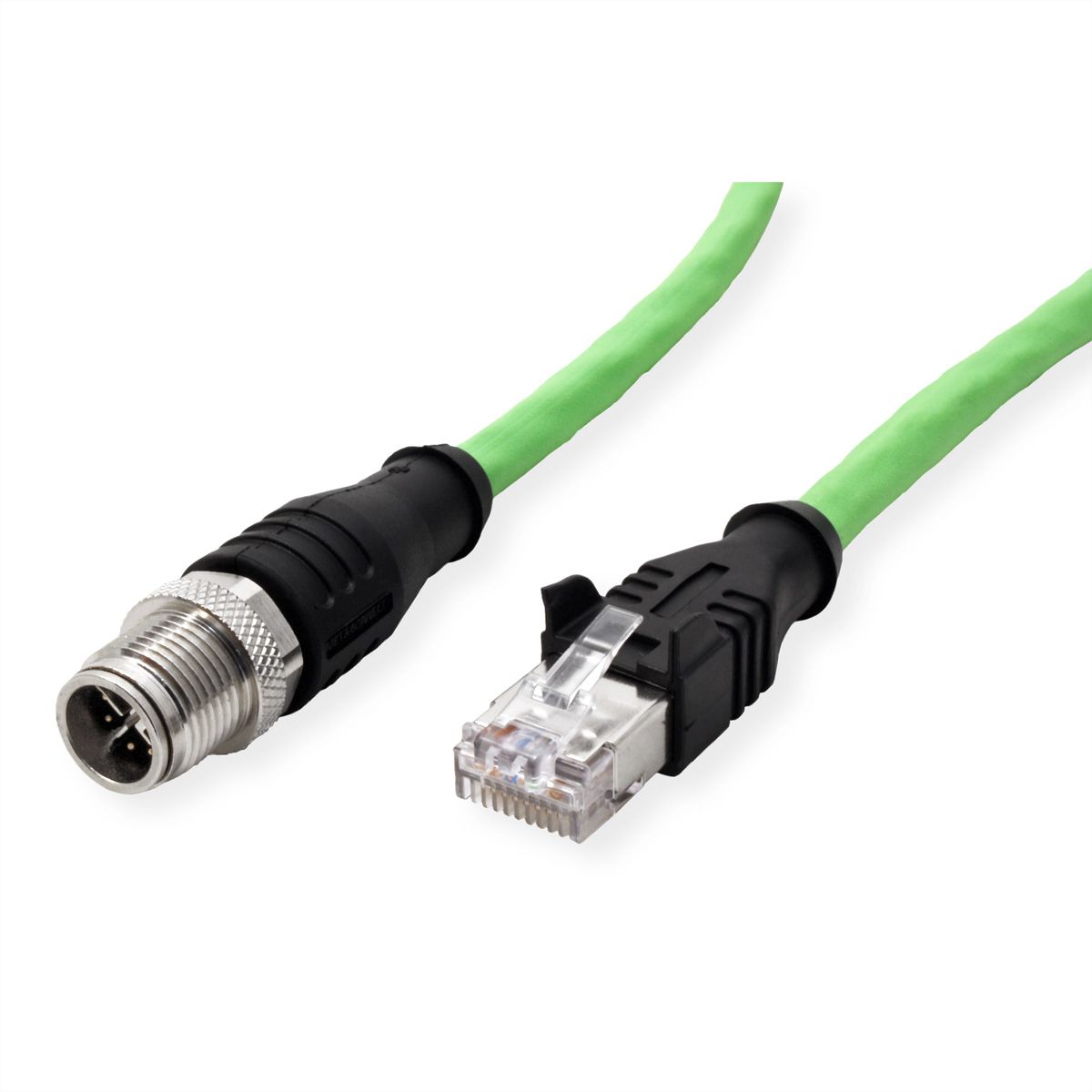 METZ CONNECT Câble Ethernet industriel M12-RJ45, codage X, 2 m
