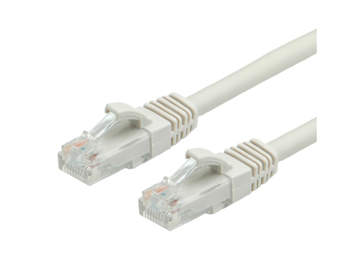 Cordon VALUE Cat.6A (Classe EA) / 10 Gigabit UTP, gris, 1,5 m