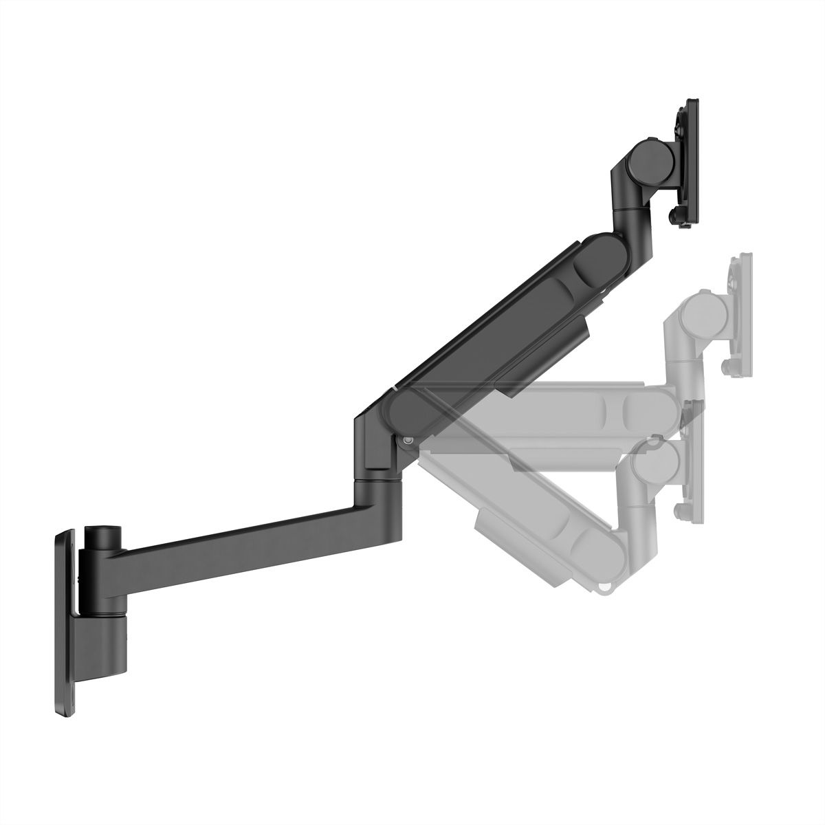ROLINE Bras LCD, fixation murale, charge maximale de 27 kg, <144,78cm (57")