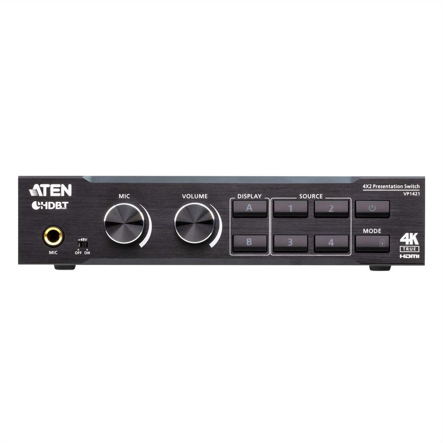 ATEN VP1421 Commutateur matriciel de présentation True 4K 4 x 2