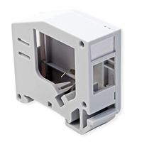 ROLINE Adaptateur de rail DIN pour module Keystone SLIM, non équipé, 180°