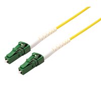 ROLINE Cordon FO 9/125µm OS2, LC-APC/LC-APC, LSOH, simplex, jaune, 1 m