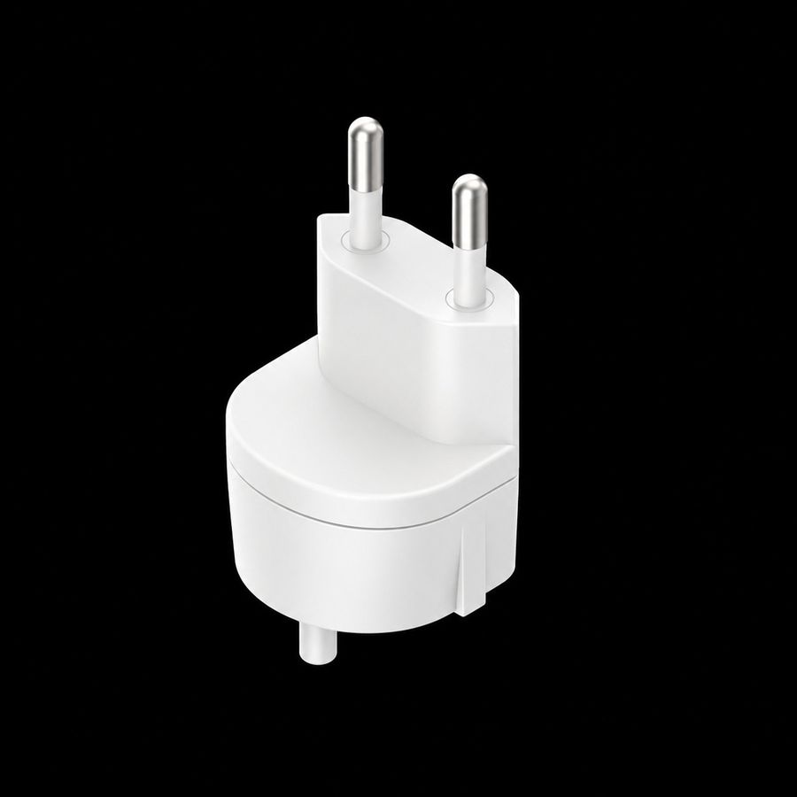 Adaptateur fixe D, prise de sécurité/CH, 2 pôles, T11, blanc, Bulk