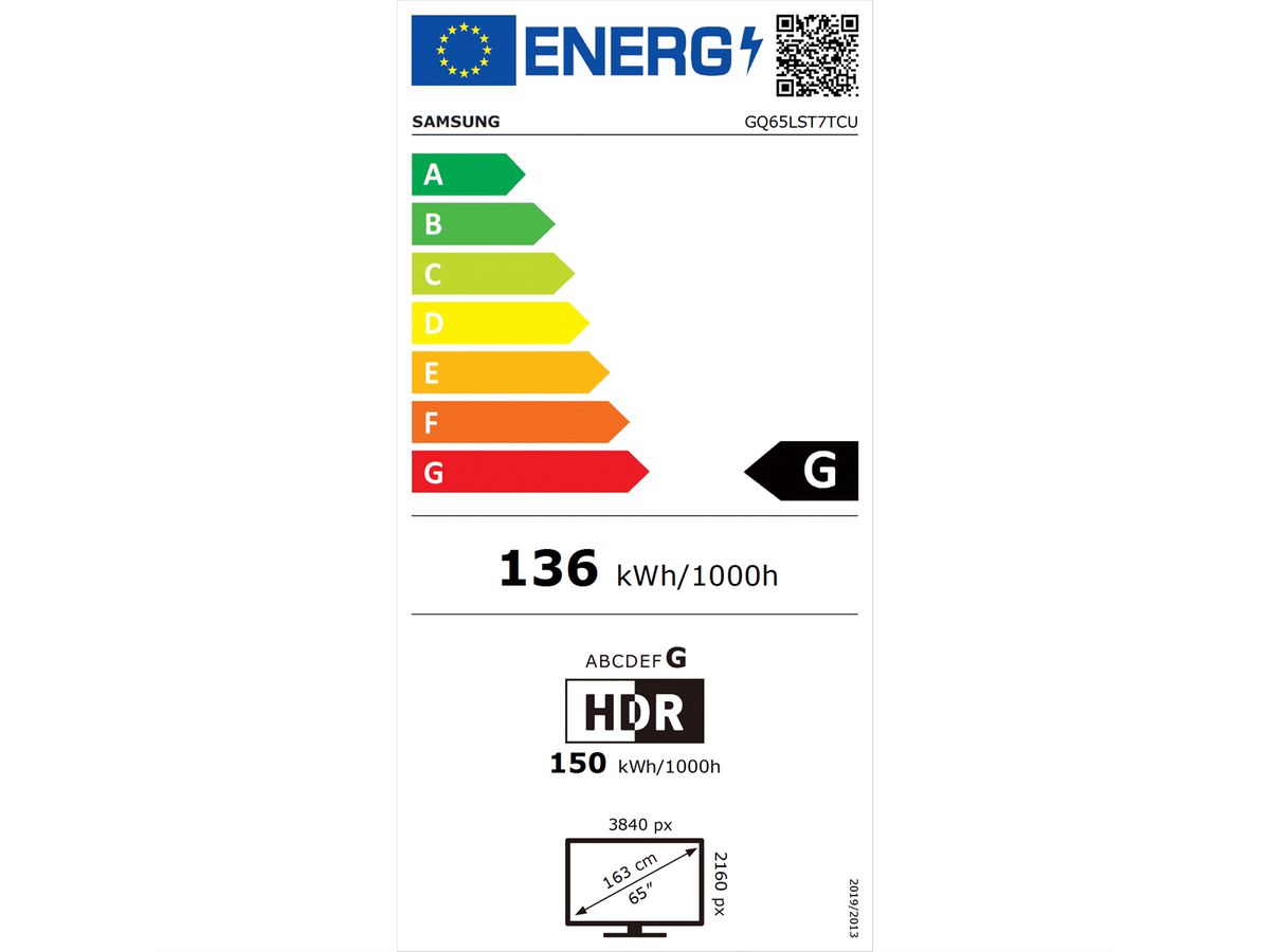 Samsung TV The Terrace 65'' Outdoor, IP55