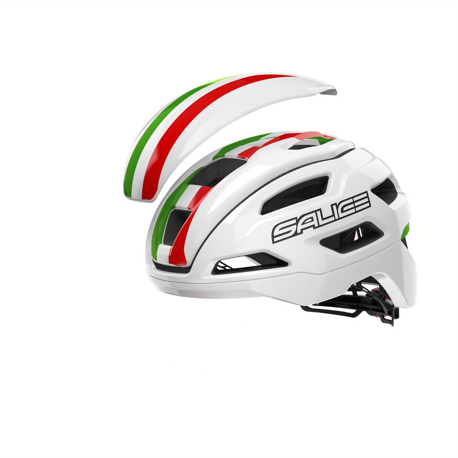 Salice Occhiali Velohelm Stelvio, M-L 54-60, White ITA