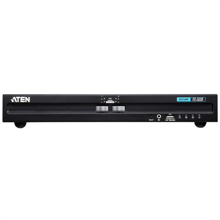 ATEN CS1182DP Commutateur KVM sécurisé DisplayPort USB à 2 ports